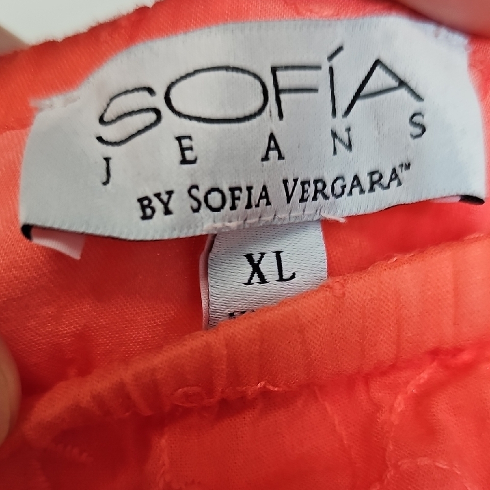 sofia by sofia vergara Coral Strapless Ruffle Wrap Midi Dress - Picture 7 of 9
